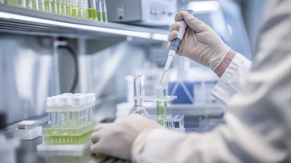 u3625161553 Close up of scientists hands using a pipette with 3753377b 0d3a 4be8 91fa 09352bb97eec 0